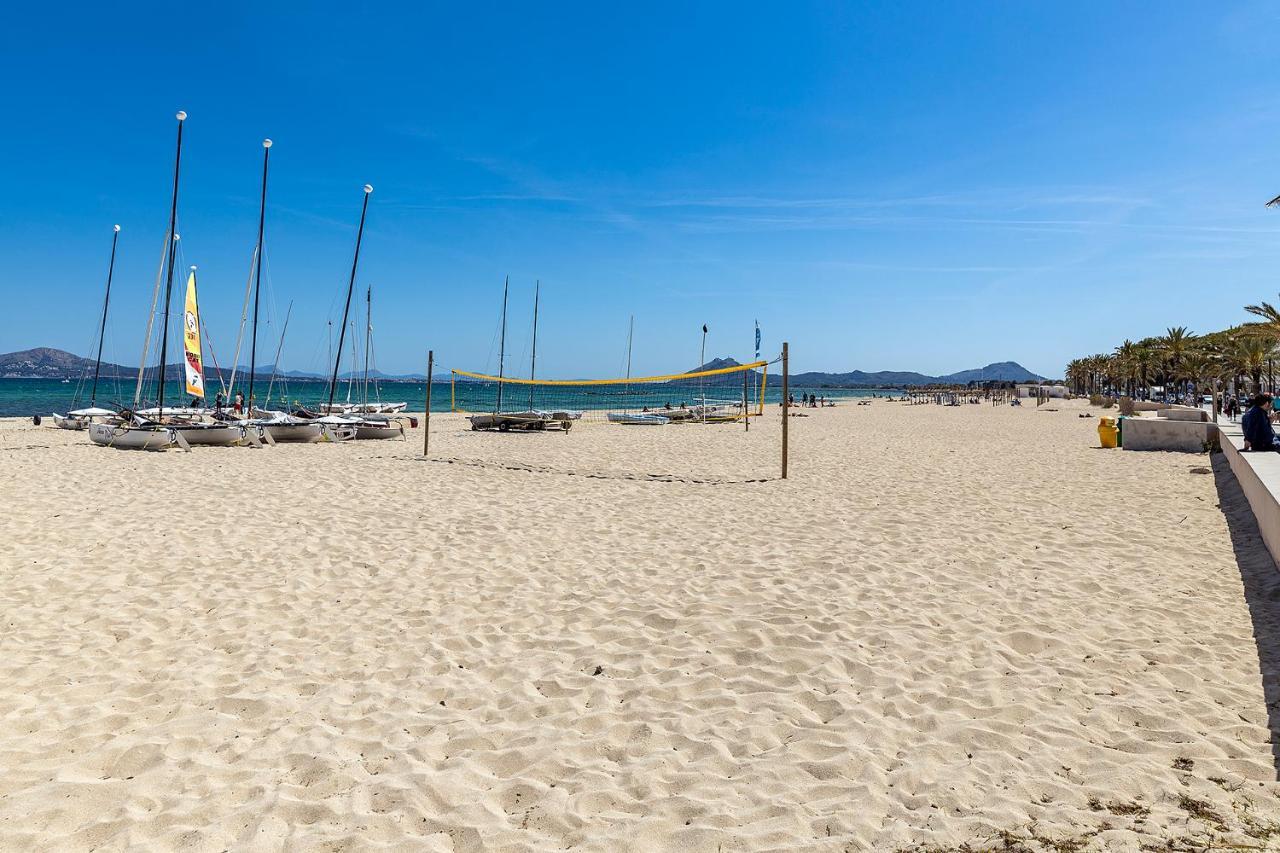 La Gola Apartment, First-Line Beachfront, Newly Refurbished Port de Pollença Exterior foto